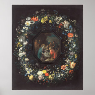 Garland - Blume - Frans Francken Kunstmuseum Poster