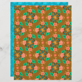 Garland Brown Scrapbook Paper