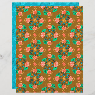 Garland Brown Scrapbook Paper