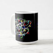 Garland Christmas Lights Kaffeetasse (Vorderseite Links)