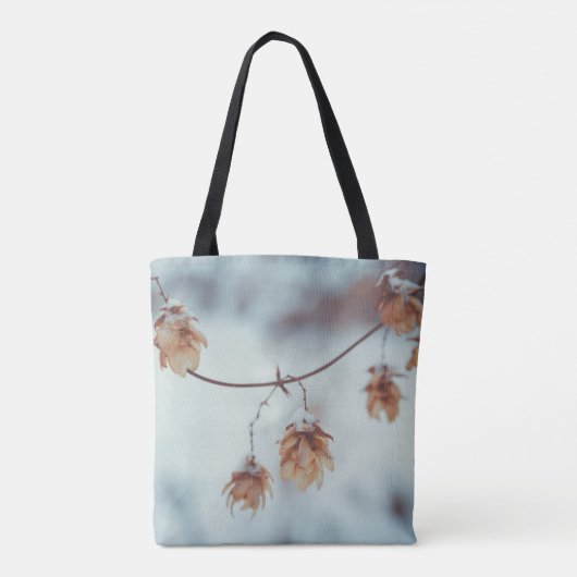 Garland für getrockneten Hopfen im Schneegebiet Tasche (Rückseite)