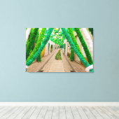 Garland Kirche Santa Maria delle Grazie Leinwanddruck (Insitu (Holzboden))