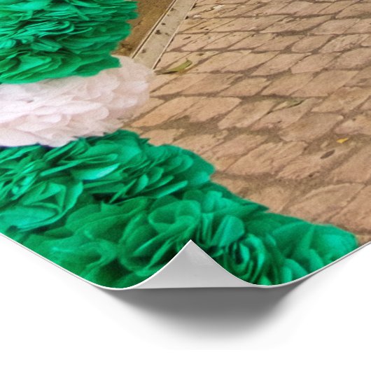 Garland Kirche Santa Maria delle Grazie Poster (Ecke)