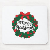 Garland Merry Christmas Mousepad (Vorne)