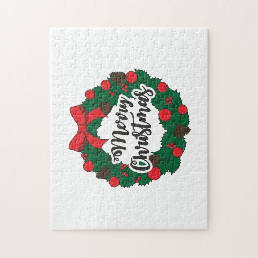 Garland Merry Christmas Puzzle (Vertikal)