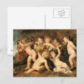 Garland of Fruit - Rubens Postkarte (Vorne/Hinten)