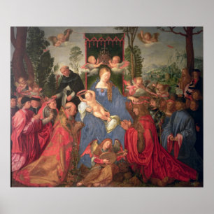Garland of Roses Altarpiece, 1600 Poster