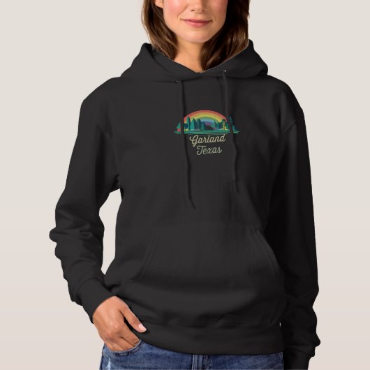 Garland Rainbow Vacation Town Souvenir Hoodie (Vorderseite)