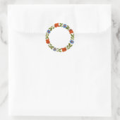 Garland Runder Aufkleber (Tasche)