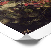 Garland von Obst und Blume mit Jungfrau und Kind Poster (Ecke)