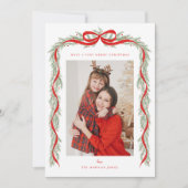 Garland with a bow karte (Vorderseite)