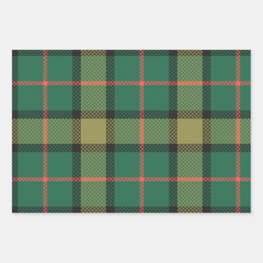 Garland Wrapping Paper Flat Sheet Set of 3 Geschenkpapier Set (Vorderseite 2)