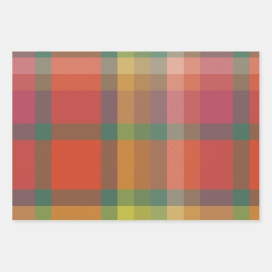 Garland Wrapping Paper Flat Sheet Set of 3 Geschenkpapier Set (Vorderseite)