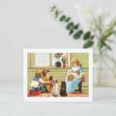 Garlandöfen und -bereiche postkarte (Stehend Vorderseite)