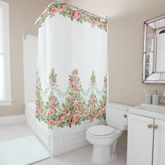 Garlands von Elegant Viktorianische Rose Duschvorhang (Beispiel)