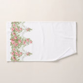 Garlands von elegantem Rosa Viktorianische Rose Badhandtuch Set (Handtuch)