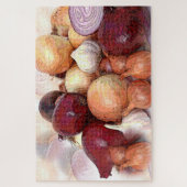 Garlic and Onions Classic Kitchen Art Puzzle (Vertikal)