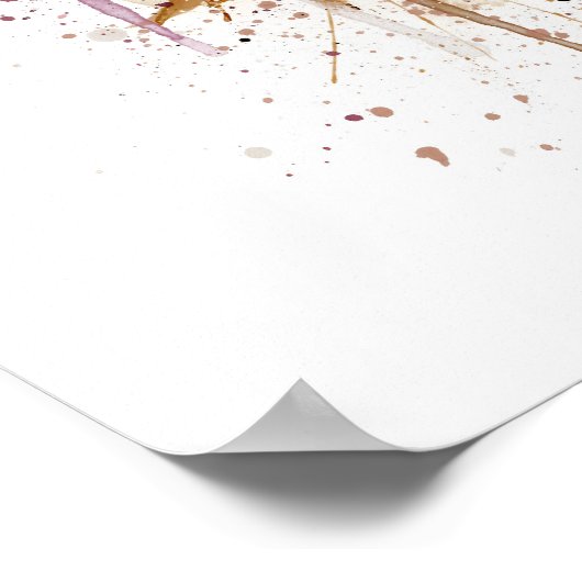 Garlic Bulb Vegetable Poster (Ecke)