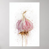 Garlic Bulb Vegetable Poster (Vorne)