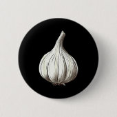 Garlic Lazy Easy Funny Matching Halloween Costume Button (Vorderseite)