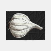 Garlic Lazy Easy Funny Matching Halloween Costume Fleecedecke (Vorderseite (Horizontal))