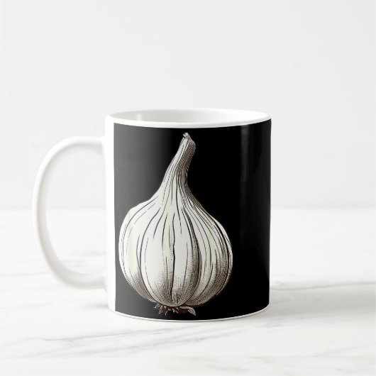 Garlic Lazy Easy Funny Matching Halloween Costume Kaffeetasse (Links)