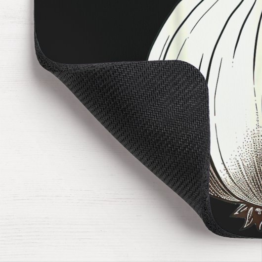 Garlic Lazy Easy Funny Matching Halloween Costume Mousepad (Ecke)