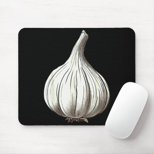 Garlic Lazy Easy Funny Matching Halloween Costume Mousepad (Mit Mouse)
