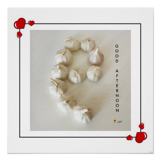 GARLIC MIT LIEBE POSTER (Vorderseite)