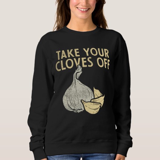 Garlic Plant Sweatshirt (Vorderseite)