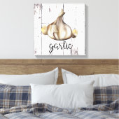 GARLIC SPICE Weißwald Rustikales Bauernhaus Küche Leinwanddruck (Insitu (Schlafzimmer))