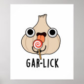 Garlick Funny Garlic Herb Pub Poster (Vorne)