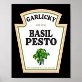 Garlicky Basil Pesto Konditionierung Kostüm Party Poster (Vorne)