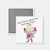 Garlicman Magnet (Vorderseite/Rückseite)