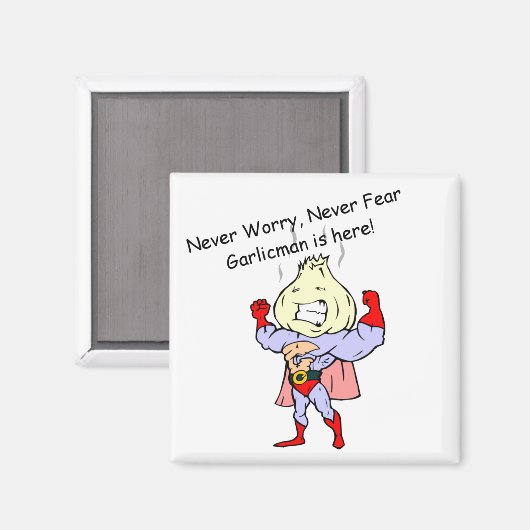 Garlicman Magnet (Vorderseite/Rückseite)