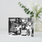 Garment District von 1950, New York City Foto Postkarte (Stehend Vorderseite)