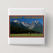 Garmisch - das Zugspitze und das Alpspitze Button (Vorderseite)