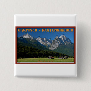 Garmisch - das Zugspitze und das Alpspitze Button