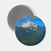 Garmisch - Die Alpspitze Magnet (Vorderseite/Rückseite)