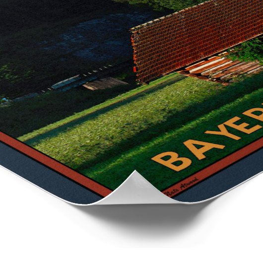 Garmisch - Die Alpspitze Poster (Ecke)