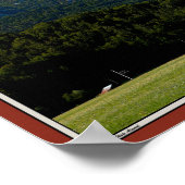 Garmisch - Die Zugspitze und die Alpspitze Poster (Ecke)