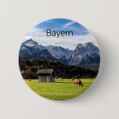 Garmisch Partenkirchen Alpen Bayern Deutschland Button (Vorderseite)