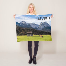 Garmisch Partenkirchen Alpen Bayern Deutschland Fleecedecke