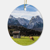 Garmisch Partenkirchen Alpen Bayern Deutschland Keramik Ornament (Links)