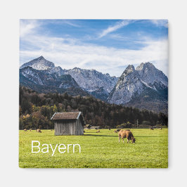 Garmisch Partenkirchen Alpen Bayern Deutschland Magnet