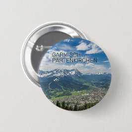 Garmisch-Partenkirchen Bavaria Alps Panorama Gesch Button