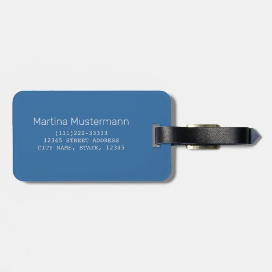 Garmisch-Partenkirchen Bavaria Alps Panorama Gesch Gepäckanhänger (Rückseite horizontal)