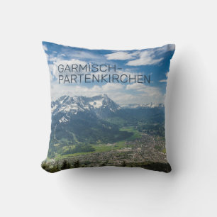 Garmisch-Partenkirchen Bavaria Alps Panorama Gesch Kissen