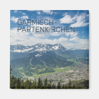 Garmisch-Partenkirchen Bavaria Alps Panorama Gesch Magnet