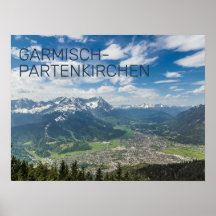 Garmisch-Partenkirchen Bavaria Alps Panorama Gesch